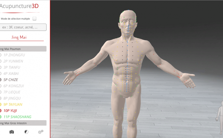 Tous les points par méridien